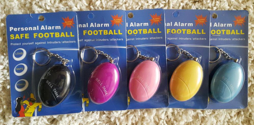 5 Pcs Personal Anti-Attack Protection Egg Shape Panic SOS Personal Keychain Anti-Defense Alarm System for Girl Child Elderly