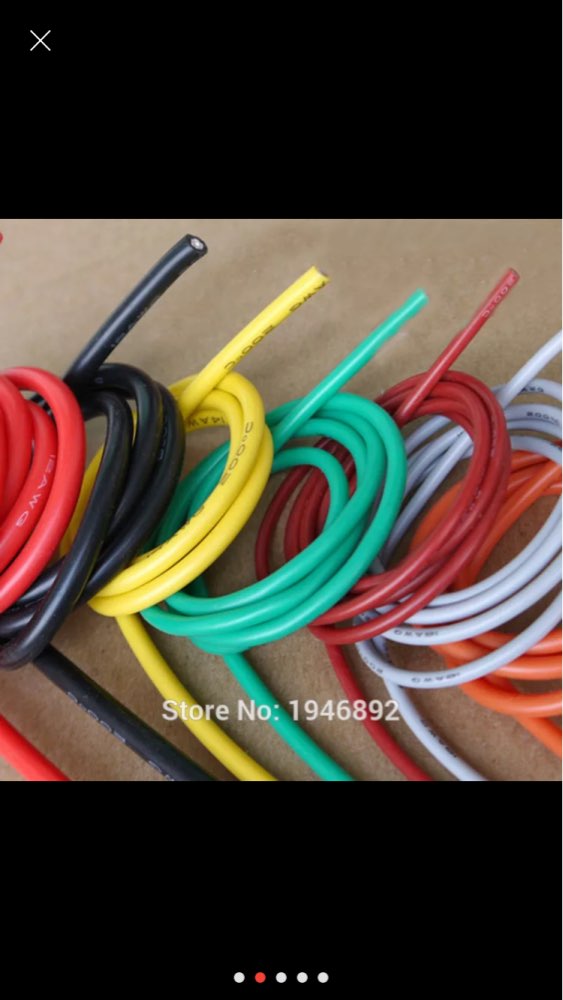 5 Meters/lot 30AWG Flexible Silicone Wire RC Cable 30AWG 11/0.08TS Outer Diameter 1.2mm With 10 Colors to Select