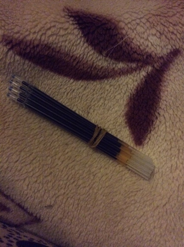 Hot Sale 0.5mm Bullet Needle Cartridge Refill Gel Pen Refill For Office School Writing Supplies 10pcs
