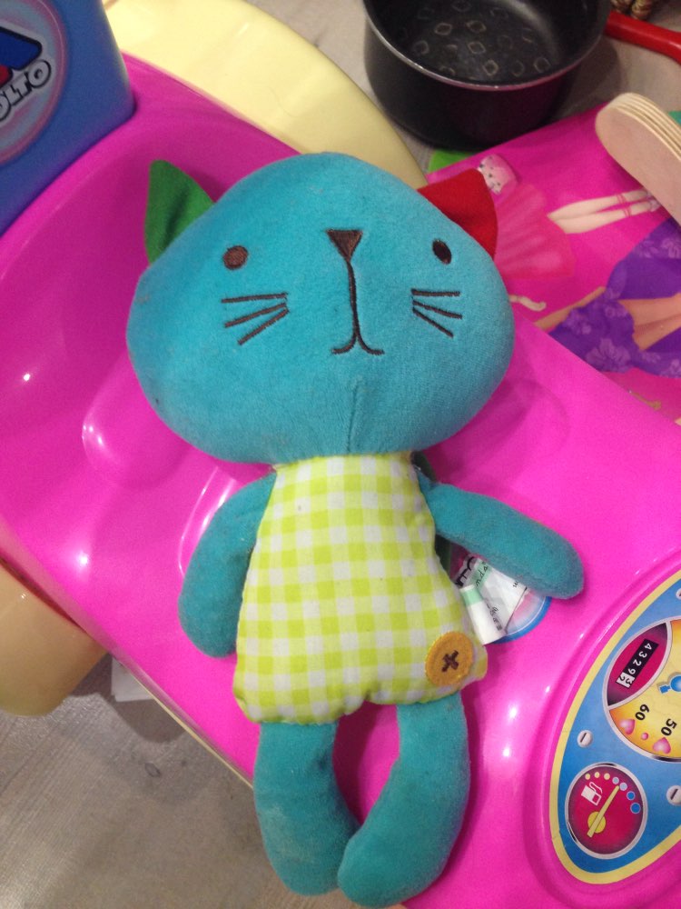 Rabbit Bear/Cat 3 Type Of Baby Plush Hand Grasp Toys Infant Rattle Crib Bed Hanging Animal Toy Multifunction Dolls