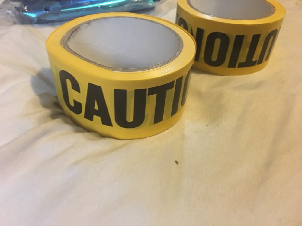 50mx5cm Roll Yellow Caution Tape Sticker For Safety Barrier For Police Barricade For Contractors New Arrival Free Shipping