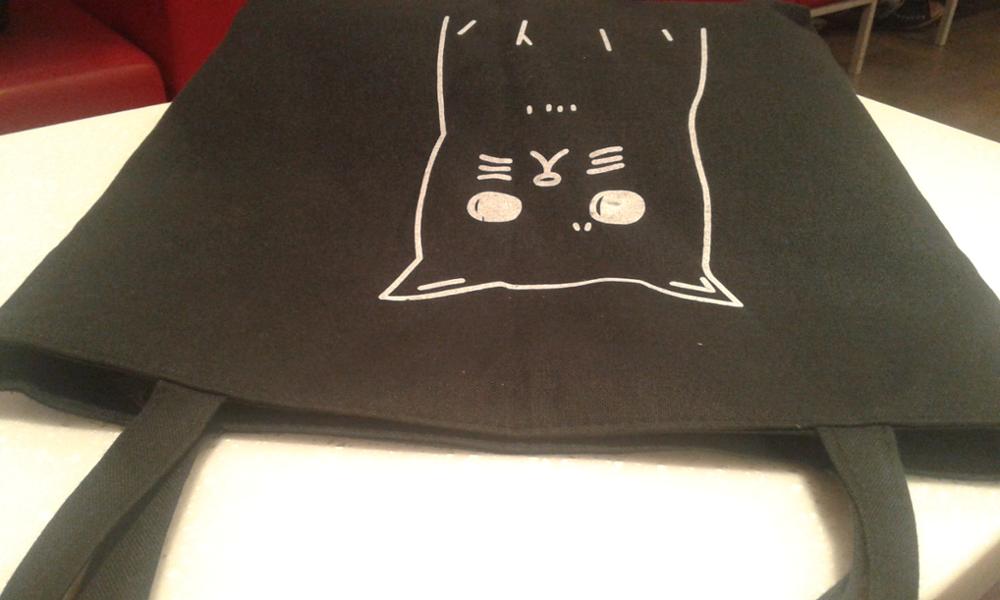 Cartoon Cats Printed Shopping Cat Tote Bag Canvas Woman Bags 2016 Bag Handbag Fashion Handbags Portable Student Bookbag Hand Bag