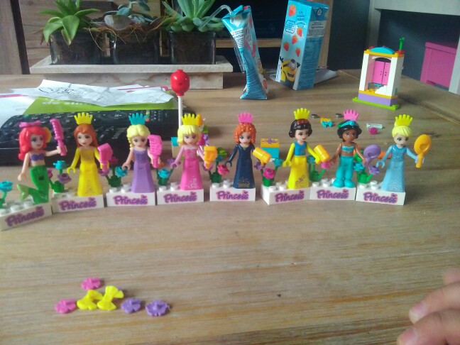8pcs Fairy Tale Anna Elsa Princess Girl Friends Model Building Doll Minifigures Bricks Blocks Toy Gifts with legoe