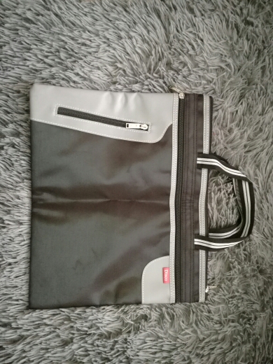 37X30CM Commercial Business Document Bag A4 Tote file folder Filing Bag Meeting Bag Side Zipper Pocket office bags for documents