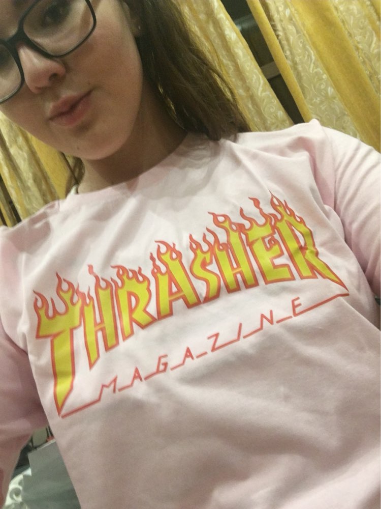 2016 Thrasher T Shirt Men women Skateboards Tee Short Sleeve Skate T shirts Tops Hip hop T shirt homme Man Trasher T shirts