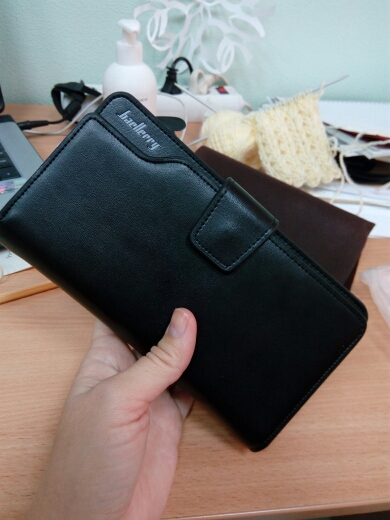 BAELLERRY 2016 New Men Wallets Genuine Leather Long Design Clutch Bag Men Purse Wallet Best Gift for Men HQB1808
