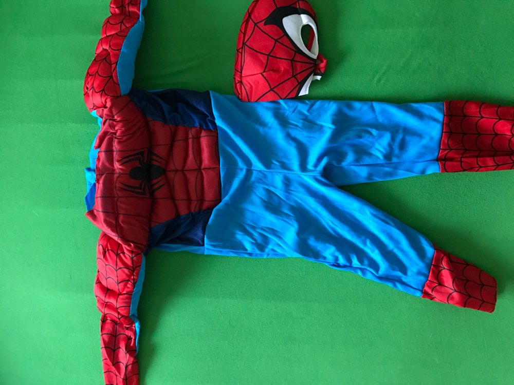 Child Muscle Spiderman Costume Fantasy Halloween Costumes for Kids Boy Superhero Party Supply