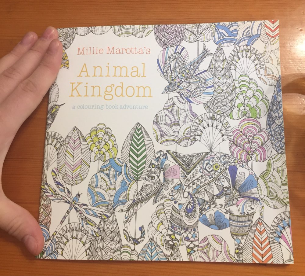 1 PCS 24 Pages Animal Kingdom English Edition Coloring Book For Children Adult Relieve Stress Kill Time Painting Drawing Book