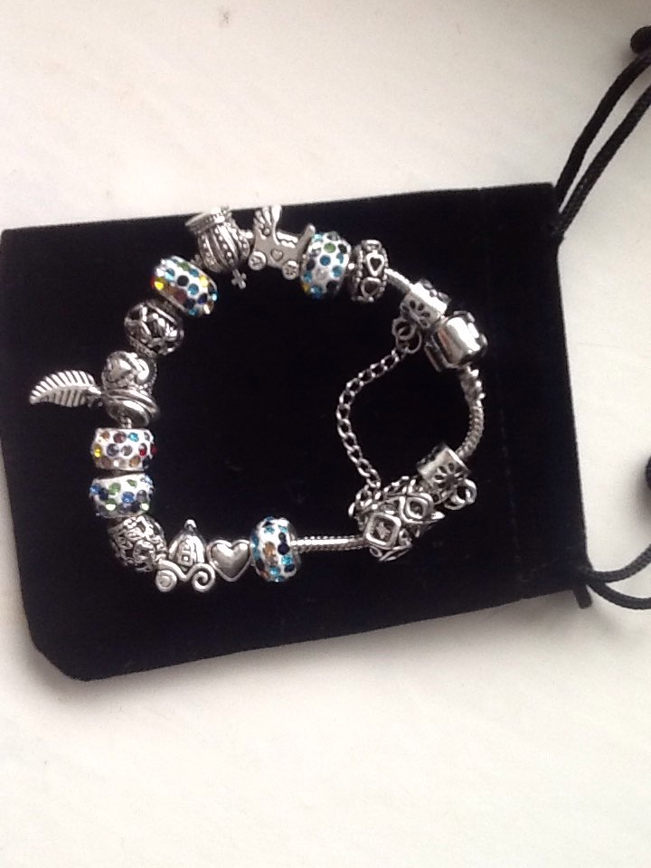 Colema Rhinestone European Beads Charm Women Bracelets Fashion Charm Bracelets Bangles For Women Jewelry With Beautiful Gift Bag