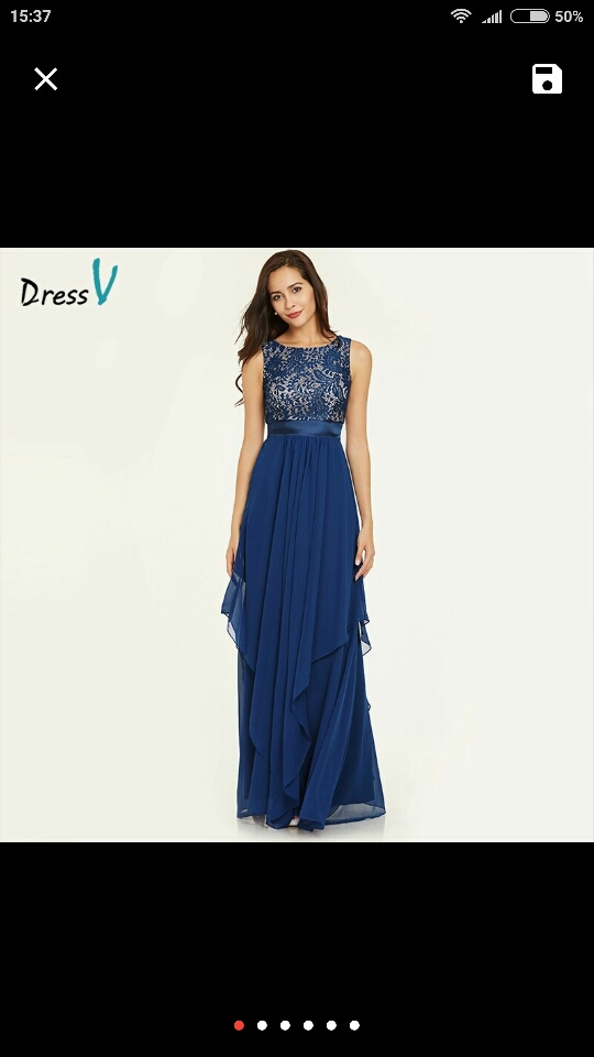 Dressv blue draped long evening dress sashes ankle length sleeveless scoop neck elegant lace evening dresses formal party dress