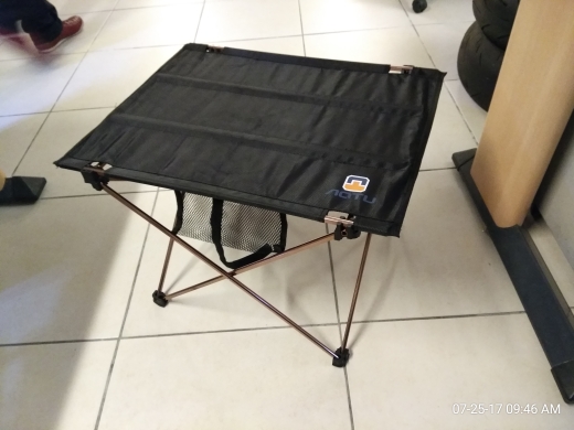 Portable Folding Table Desk Aluminium Alloy Ultra-light Durable Foldable Table Barbecue Desk for Camping Picnic Outdoor Activity