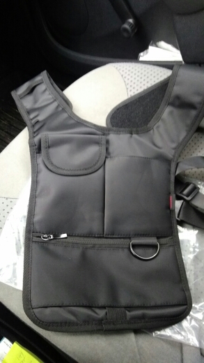 Laix EDC Anti-Theft Hidden Underarm Holster Black Nylon - Agent Bond 007 Bag Multifunction Inspector Shoulder Bag