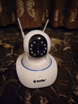 SAFER Home Security Wireless IP Camera Wifi 720P HD CCTV Camera Indoor Surveillance Night Vision CCTV Mini Baby Security Camera