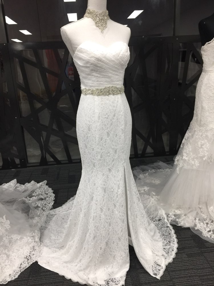 NIXUANYUAN 2017 Hot Sale Elegant Sweetheart Ivory White Lace Mermaid Wedding Dresses 2017 Real Cheap vestido de noiva With Belt