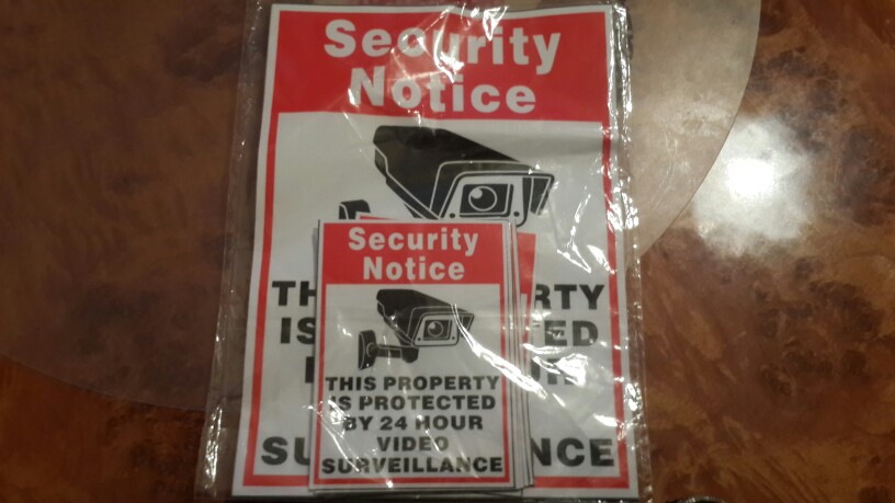 Safurance 10pcs/lot Waterproof Sunscreen PVC Home CCTV Video Surveillance Security Camera Alarm Sticker Warning Decal Signs