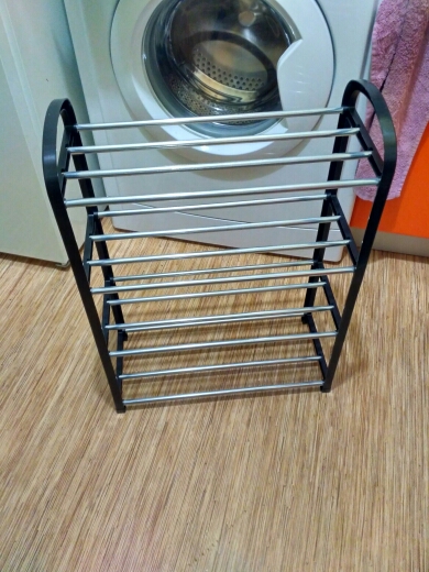 Multiple layers Shoe Rack Plastic parts Steel Pipe Shoes Shelf Easy Assembled Storage Organizer Stand Living Room Furniture