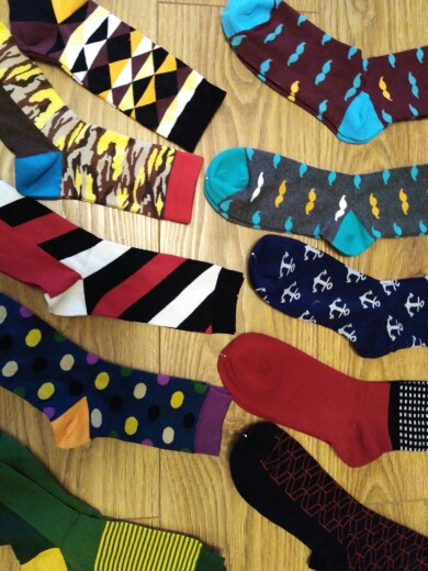 Free Shipping combed cotton brand men socks,colorful dress socks (5 pairs / lot )  no gift box