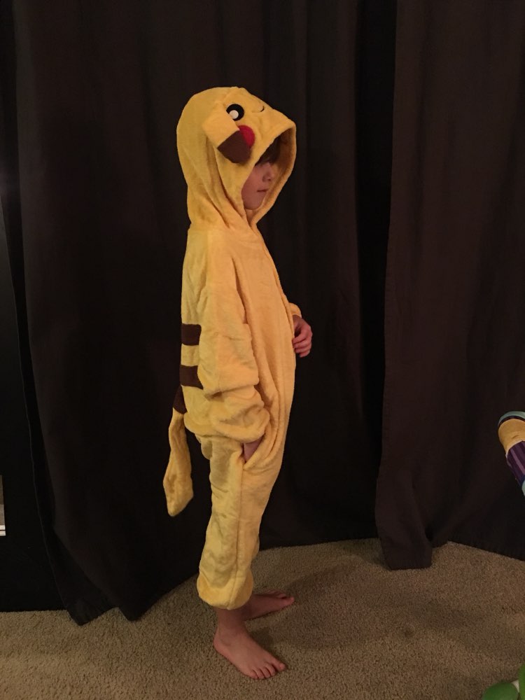 Children Kids Boys Girls Pikachu Onesies Cosplay Pyjamas Pajamas Animal Cartoon Pokemon Costumes Kids Sleepwear Halloween gift